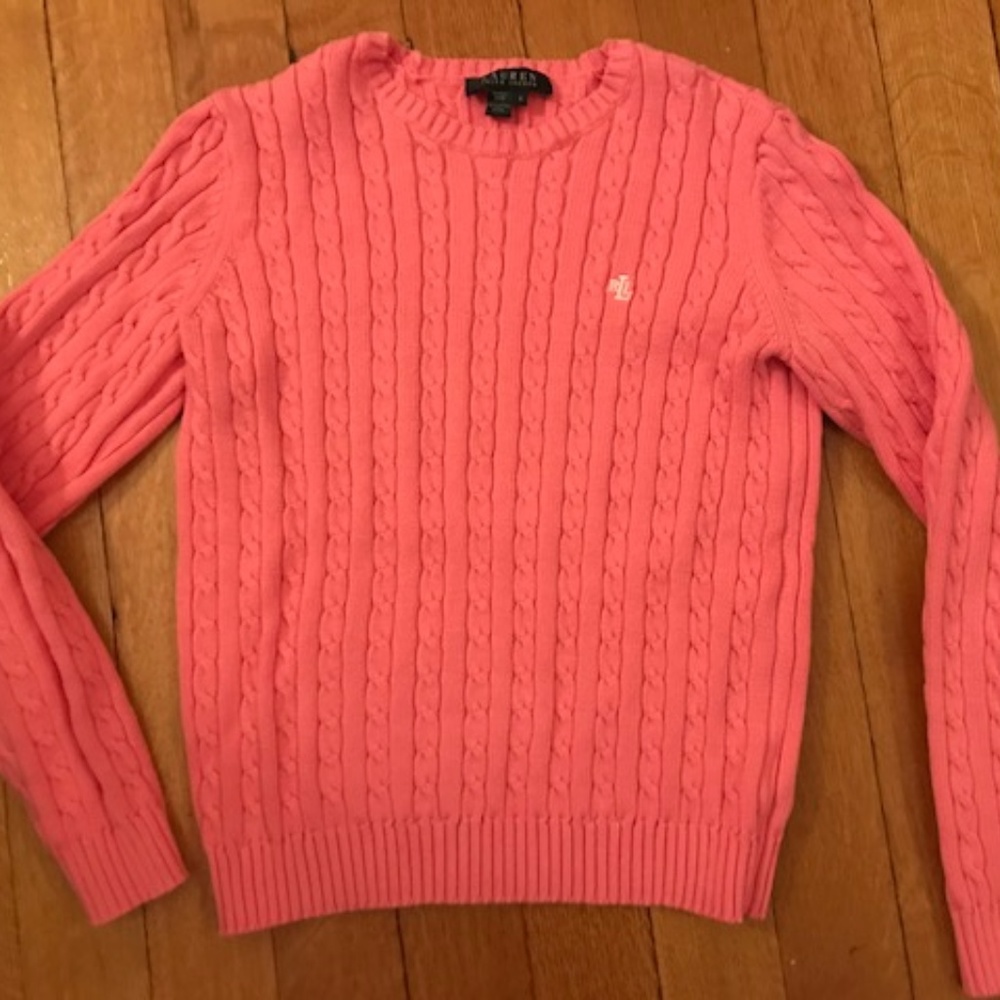 Pink Ralph Lauren sweater
