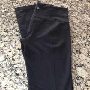 Charcoal high waist lululemon leggings, Sz 8