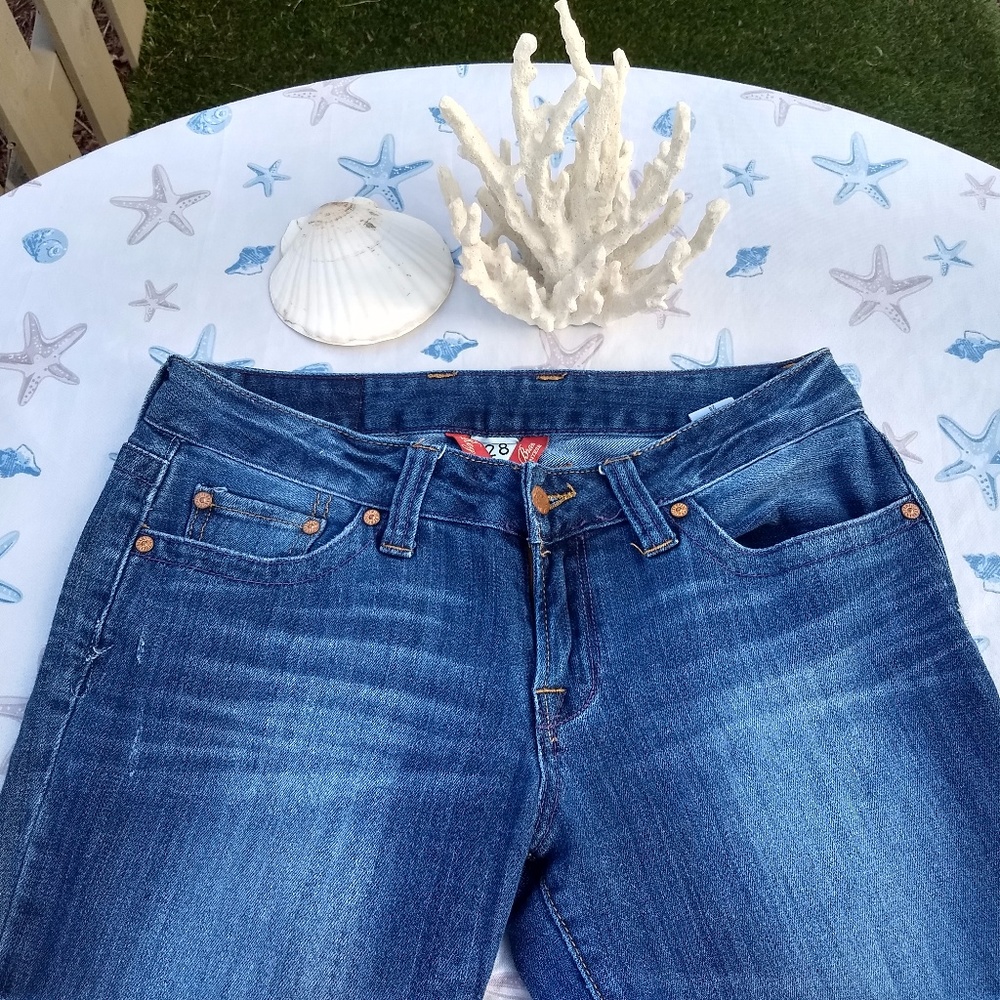 LUCKY BRAND 28 MIDNIGHT LOLA STRAIGHT JEANS - Picture 6 of 8