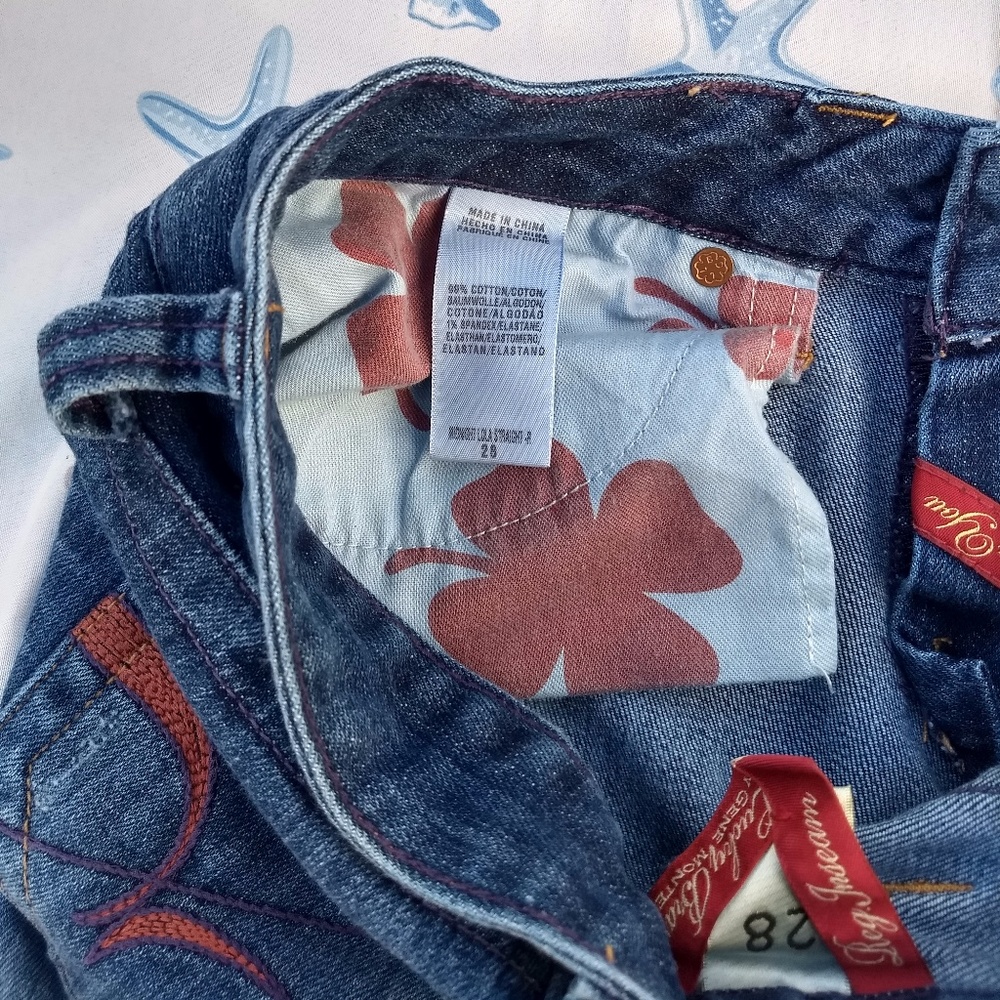 LUCKY BRAND 28 MIDNIGHT LOLA STRAIGHT JEANS - Picture 7 of 8