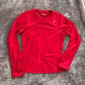 ASICS Red Long Sleeve Top