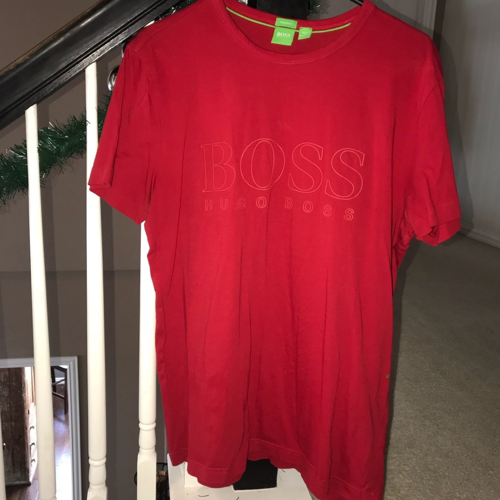 Men Hugo Boss short sleeve shirt❤️
