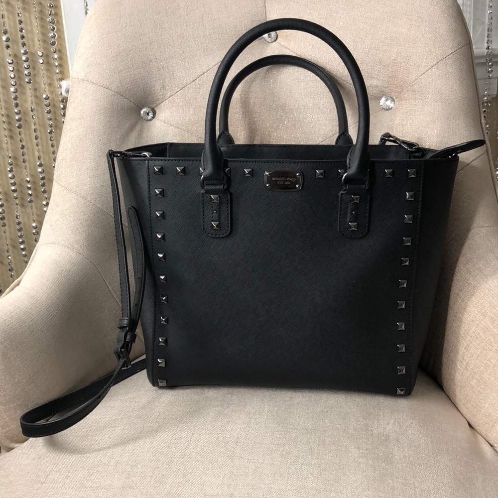 Michael Kors Black studded bag