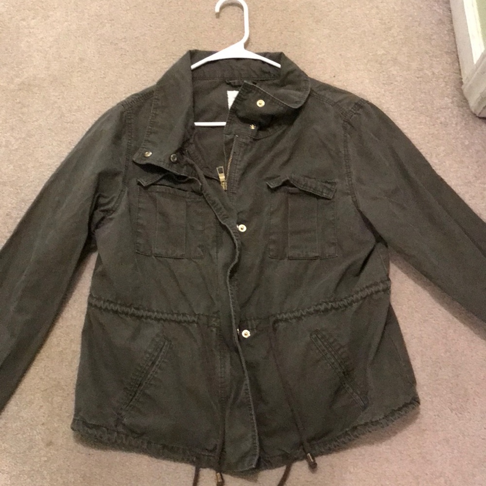 Army green old navy jacket
