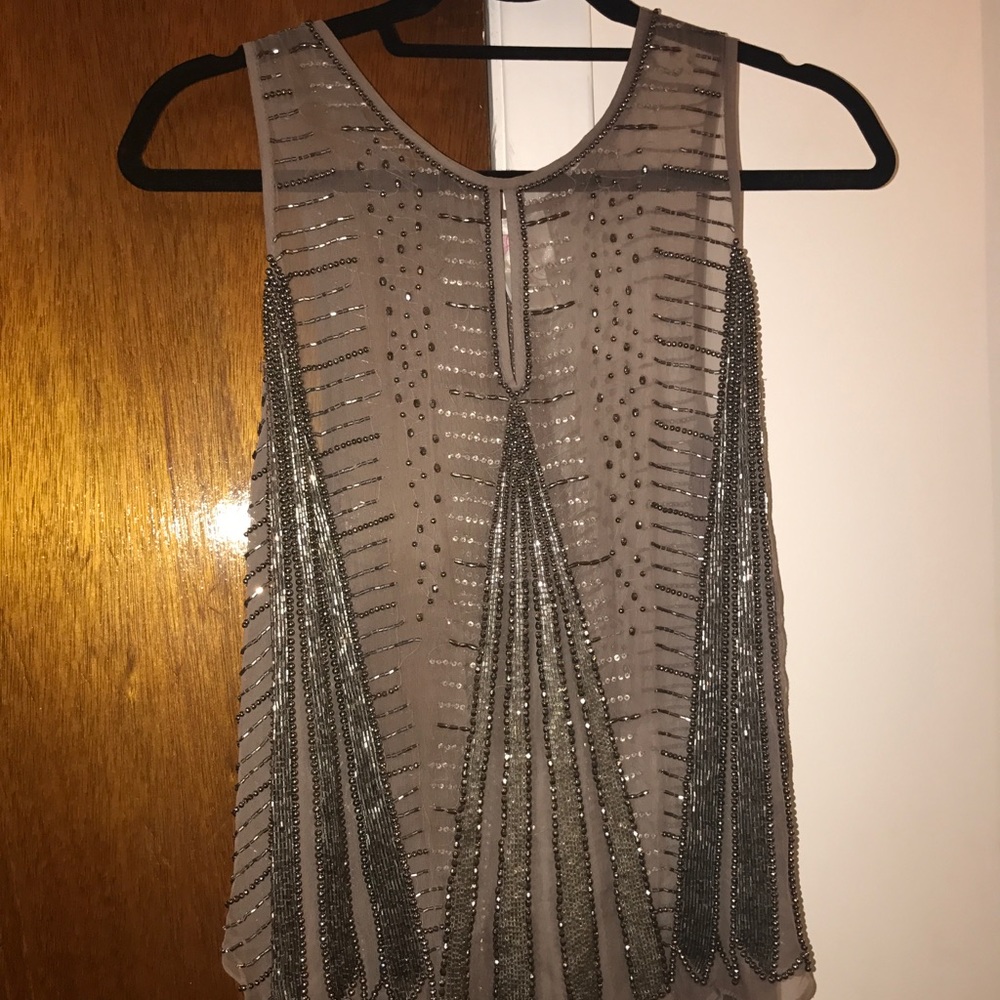 Parker Beaded Sleeveless Top