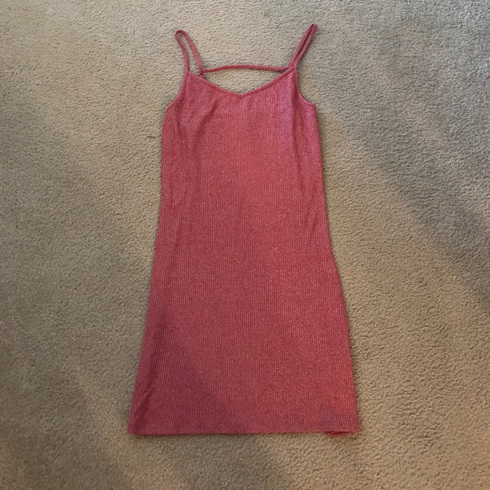 NWT Strappy ribbed dress