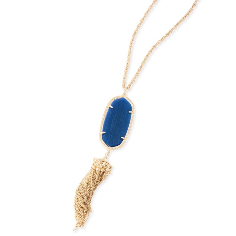 NWT- Kendra Scott Rayne In Navy Cats Eye