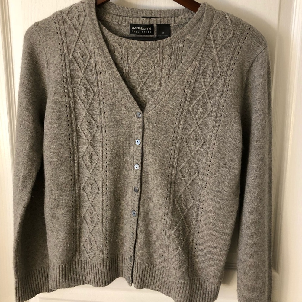 Liz Claiborne women cardigan set（2pc)