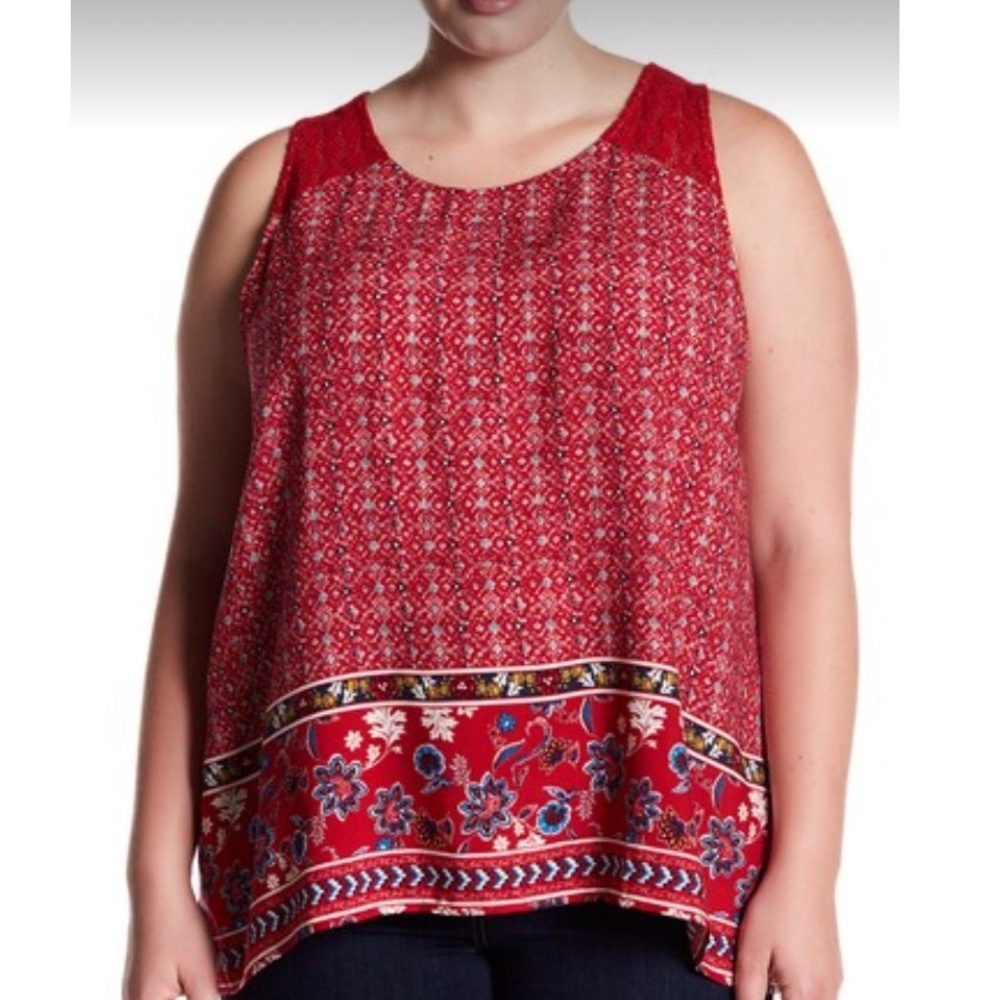 Love on a hanger Crochet yoke tank 2x