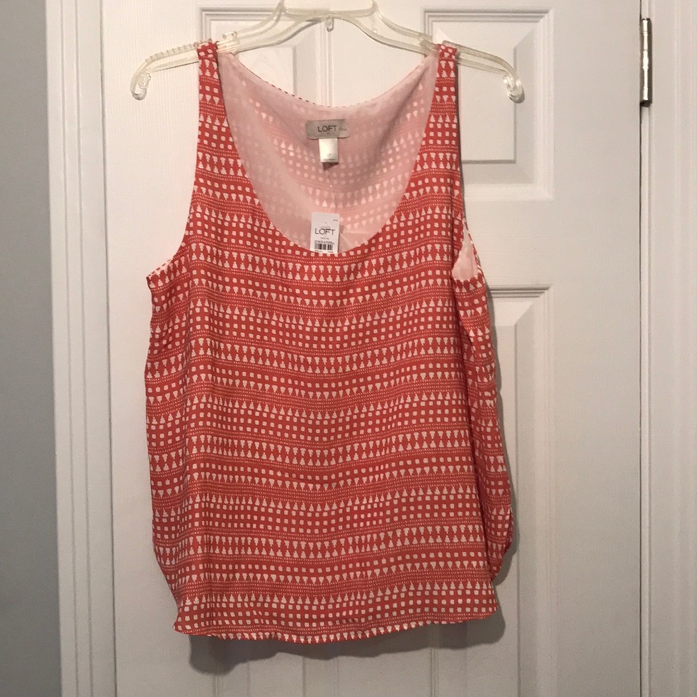 LOFT║shell tank top