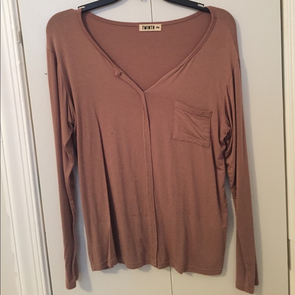 brown long sleeve