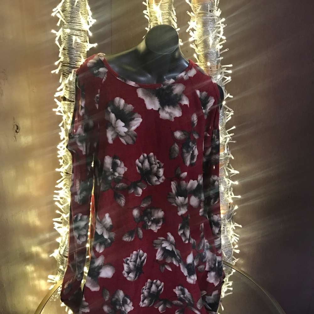 Floral long sleeve super soft