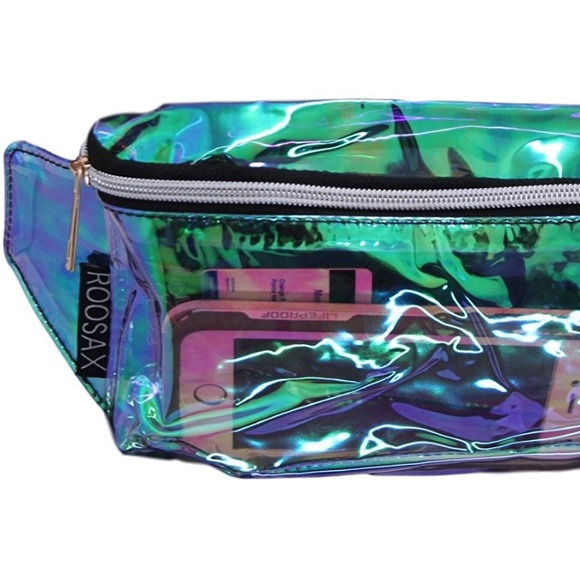 Stylish Festival Hologram Neon Fanny Bag Pack  - Picture 2 of 5