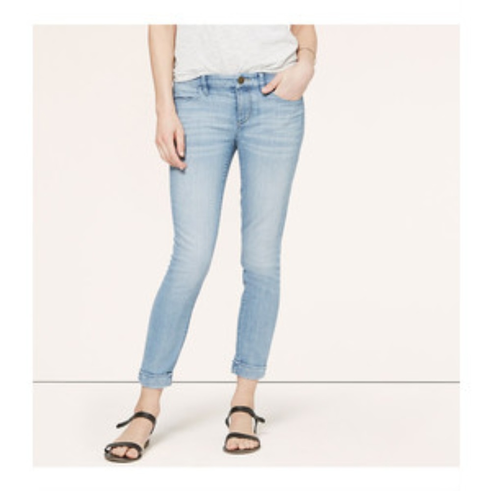 Modern Cuffed Skinny Ankle Jeans in Tumbleweed