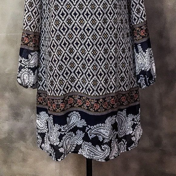 Retro long sleeve dress - Picture 5 of 7