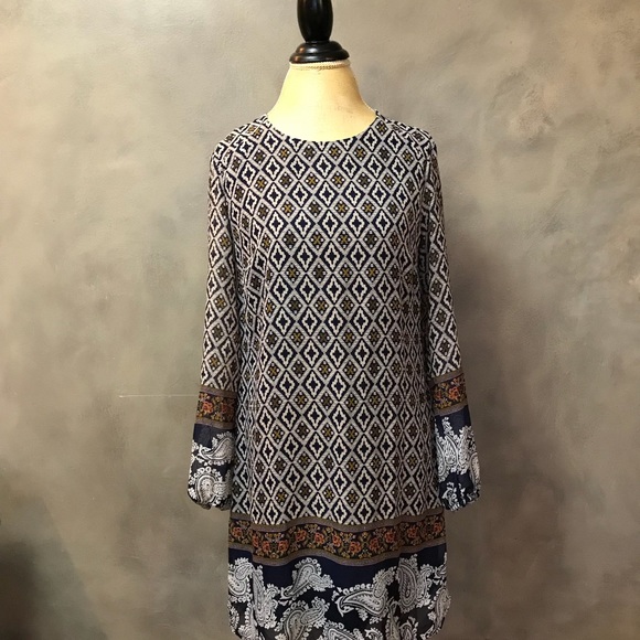 Retro long sleeve dress - Picture 6 of 7