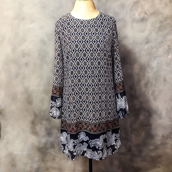 Retro long sleeve dress - Picture 7 of 7