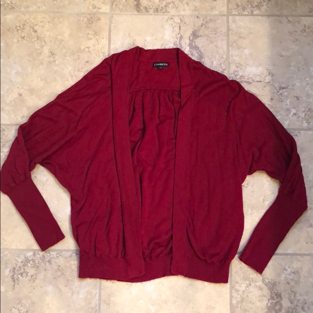 Express Red Cardigan
