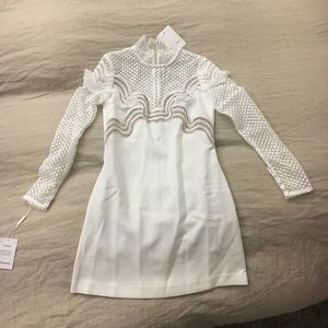 NWT Self Portrait Wave mini dress size 2