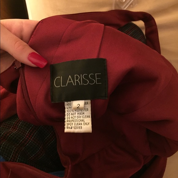 Dark Red Prom/ Evening Gown - Picture 5 of 5