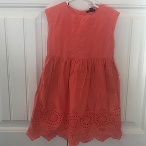 Coral dress from Gap. Size 5t.