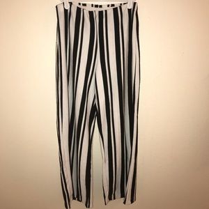 Urban Outfitters straight leg vertical stripe pant