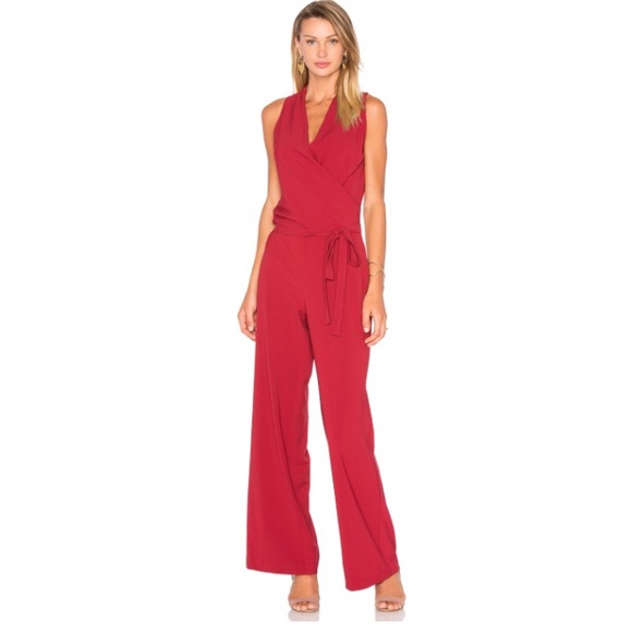 ✨NWOT✨ Cupcakes & Cashmere Red Margo jumpsuit - Picture 2 of 4
