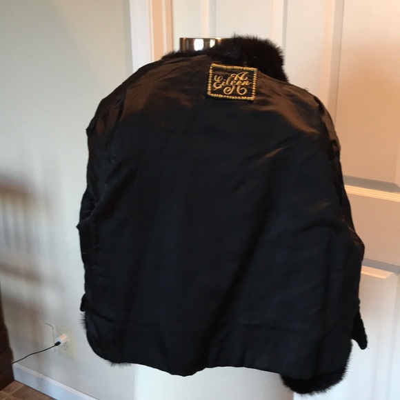 Vintage Saga Mink and Persian Lamb Bolero Coat M - Picture 5 of 6