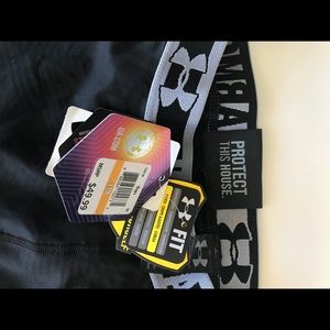 Under Armour dry fit Lycra pants / Black