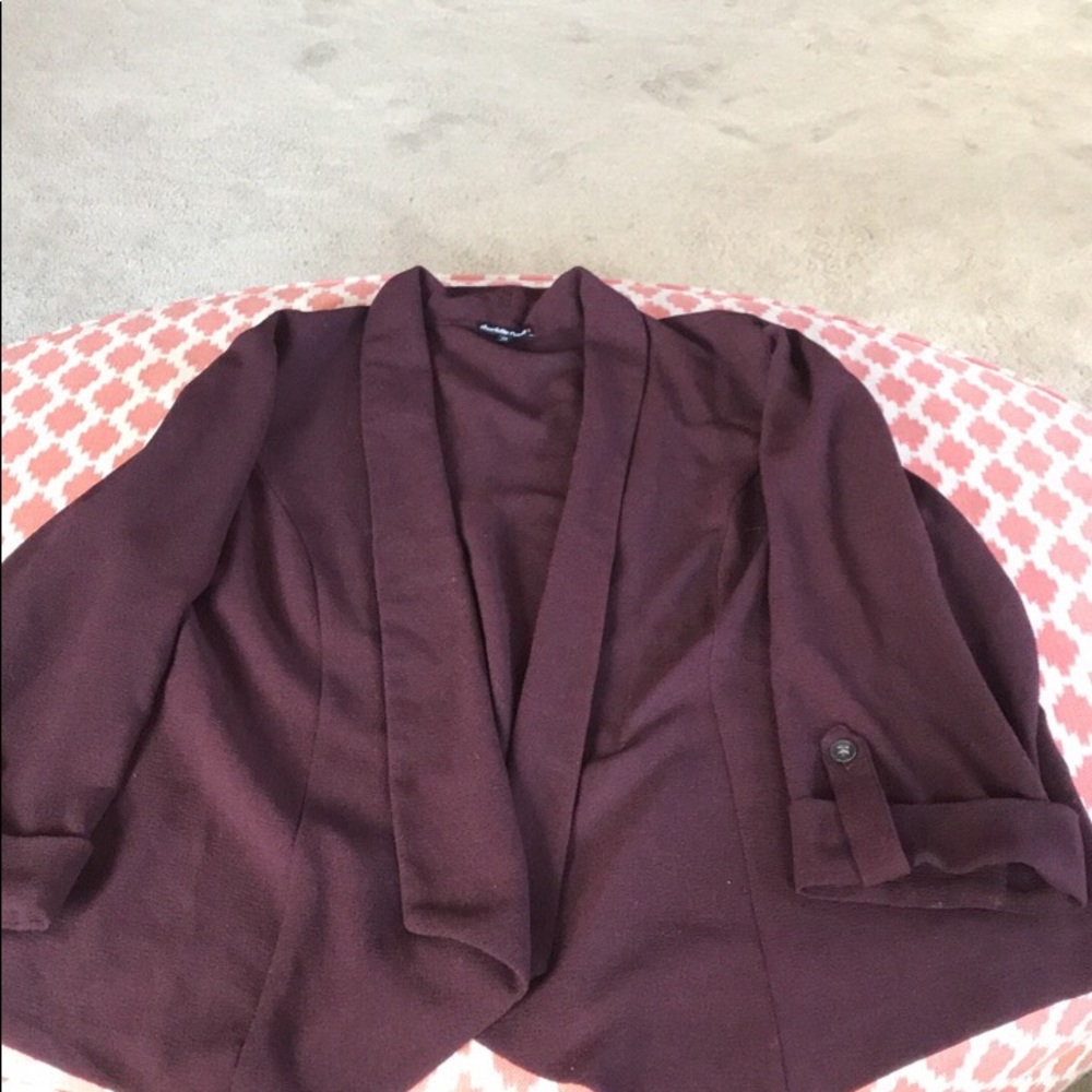 Maroon blazer