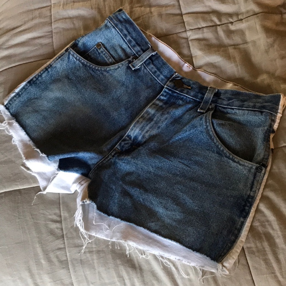 Wrangler high waisted shorts