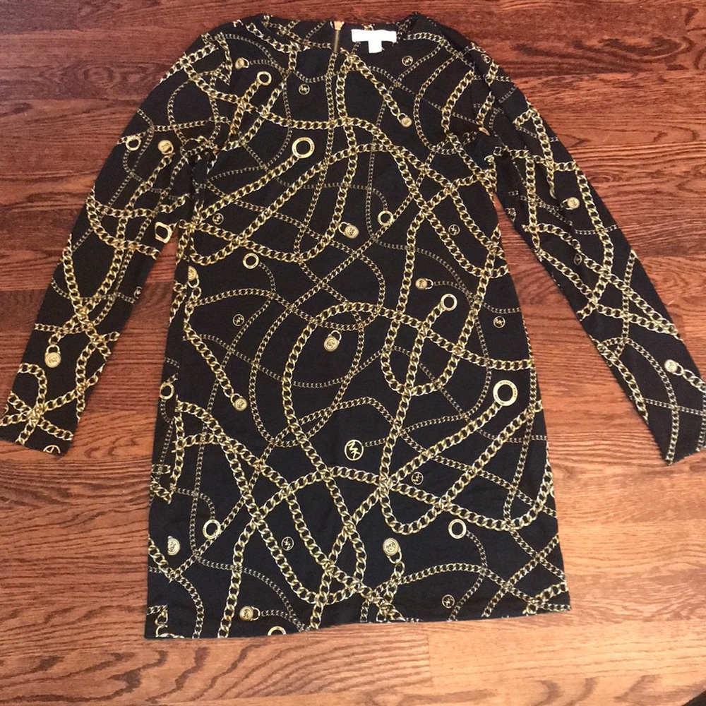 Black & gold Michael Kors dress