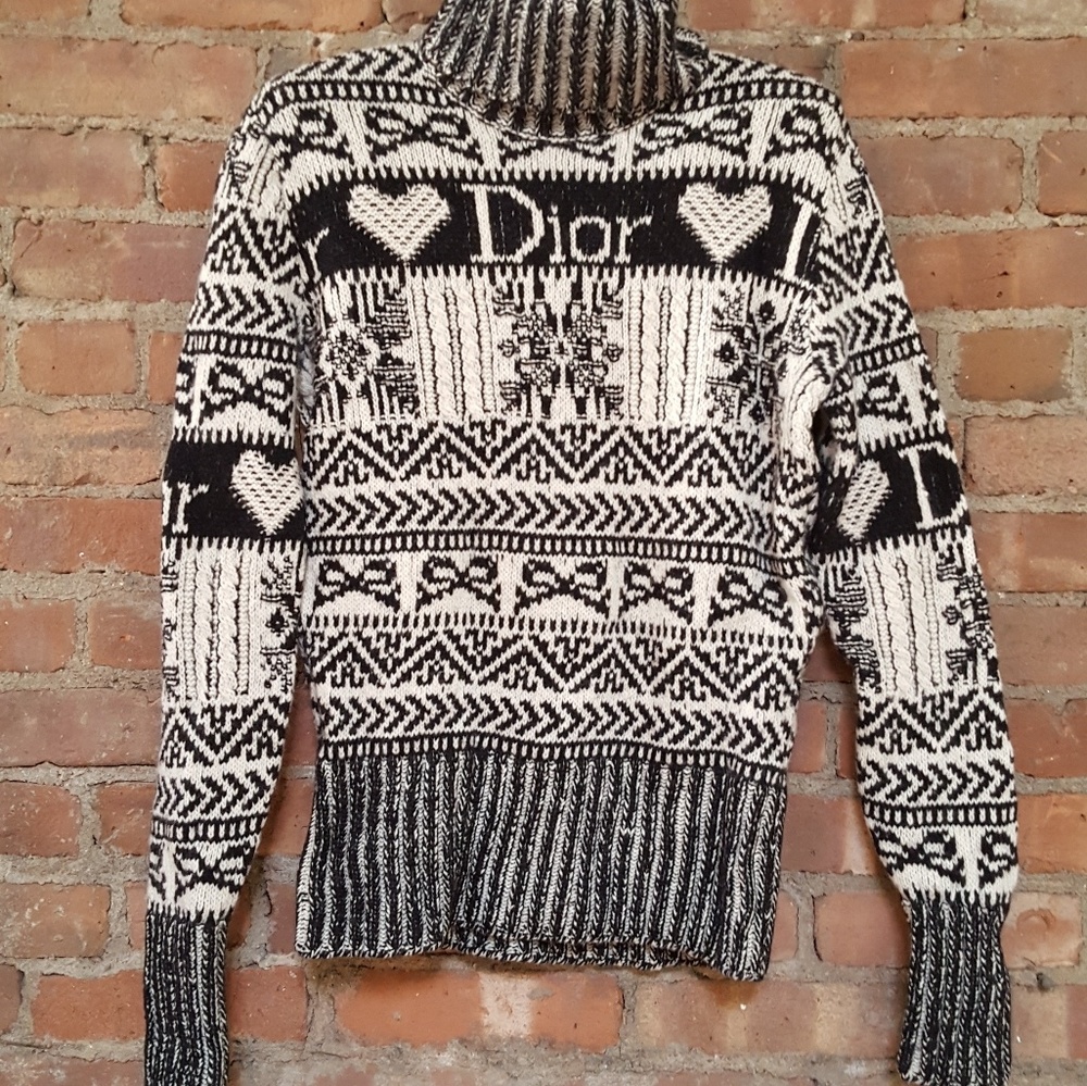 PRICE DROP- DIOR Not So Ugly Holiday Knit Sweater