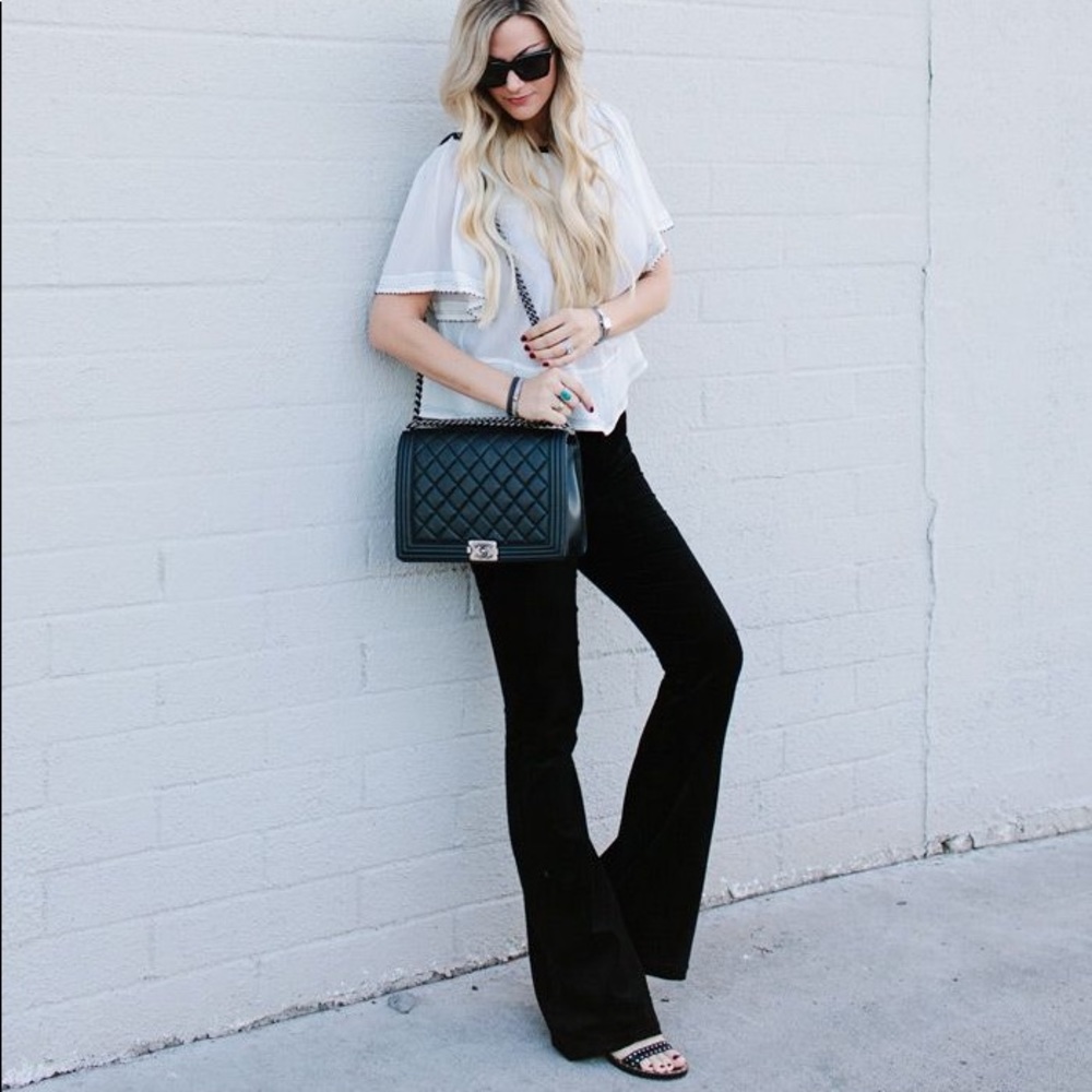 7 For All Mankind Velvet Bootcut Jeans