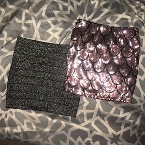 🚨HOLIDAY BUNDLE - Set of two bodycon mini skirts