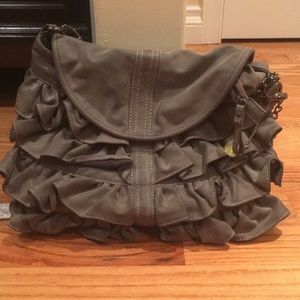 Big Buddha ruffle satchel