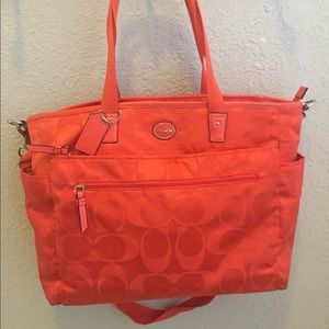 Authentic Coach Diaper Bag