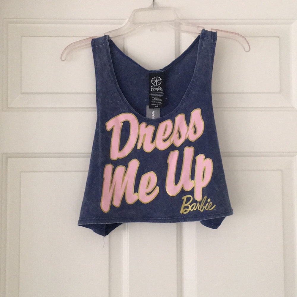 Barbie Brand Crop Top (human sized)
