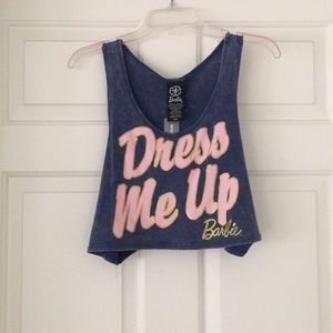 Barbie Brand Crop Top (human sized)