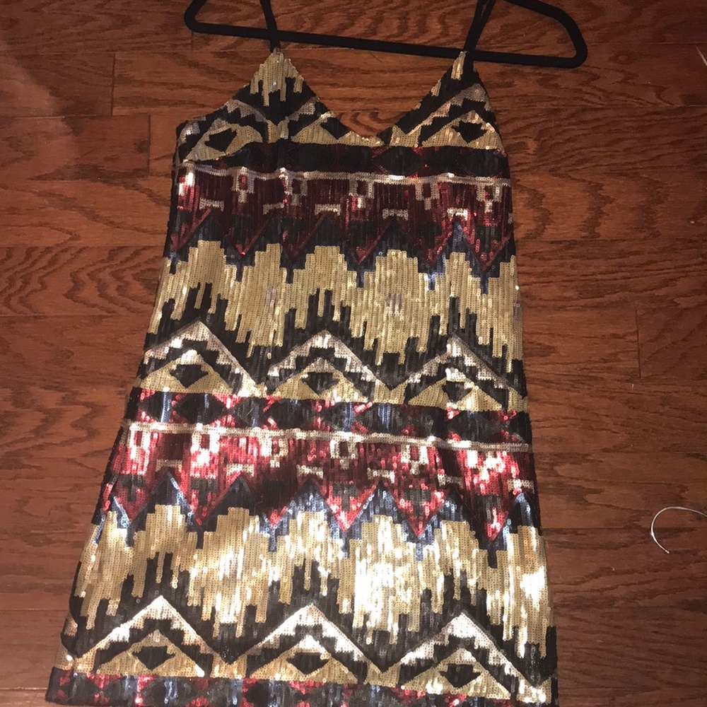 Sequin mini dress size small