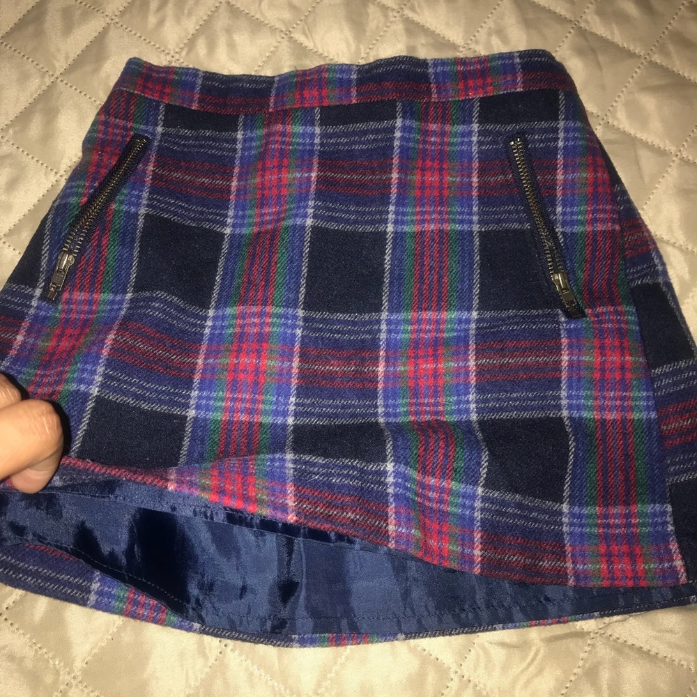 Girls Checkered Skirt