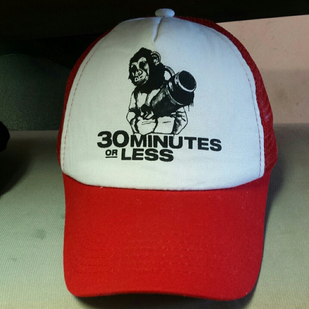 30 minutes or less trucker hat