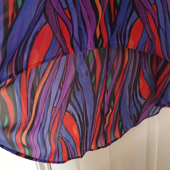 Material Girl high-low one shoulder dress - Picture 3 of 4