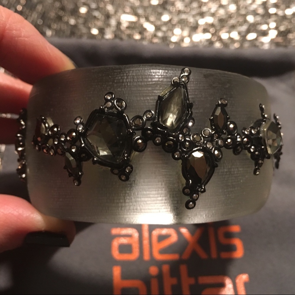 Alexis Bittar Embellished Jewel Lucite Bracelet