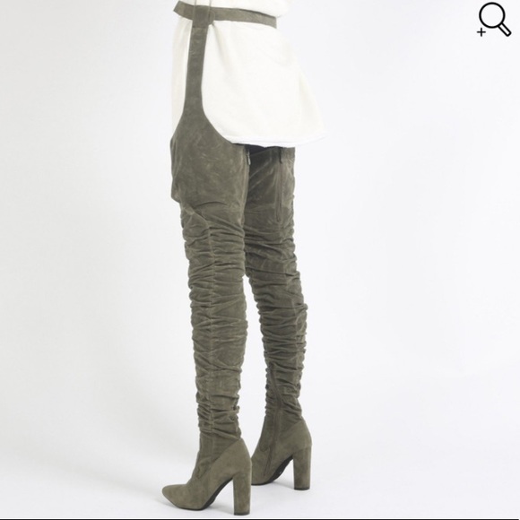LAST ONE! Thigh High Belted Boot - Picture 2 of 5