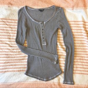 Lucky Brand | Striped Thermal Top