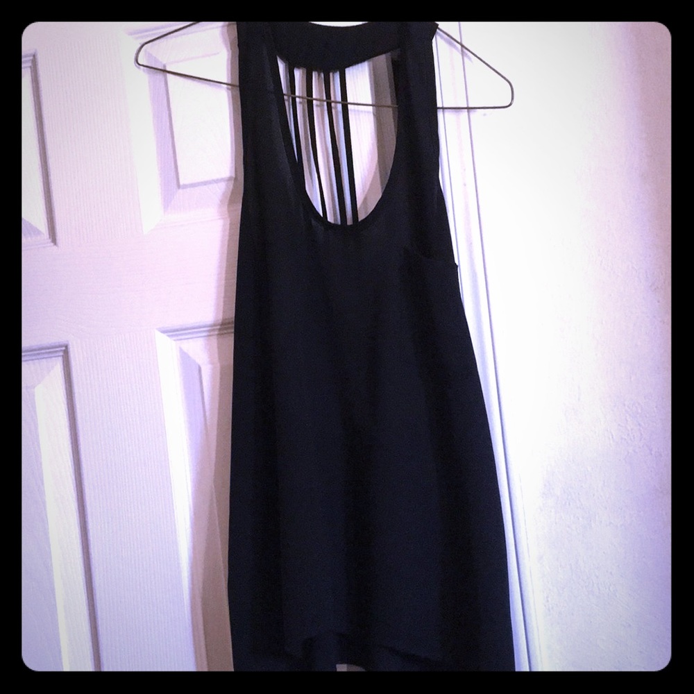 Sheer sexy black top