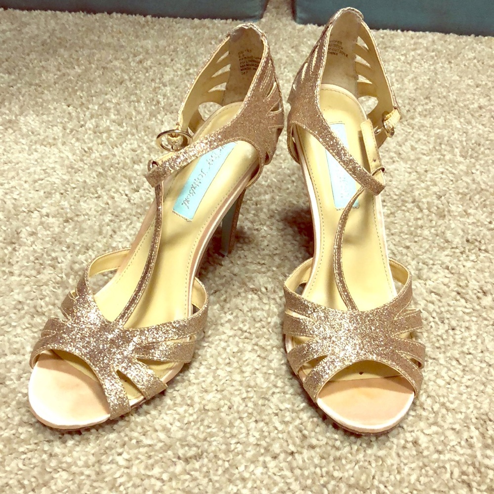 Betsy Johnson sparkly heels!