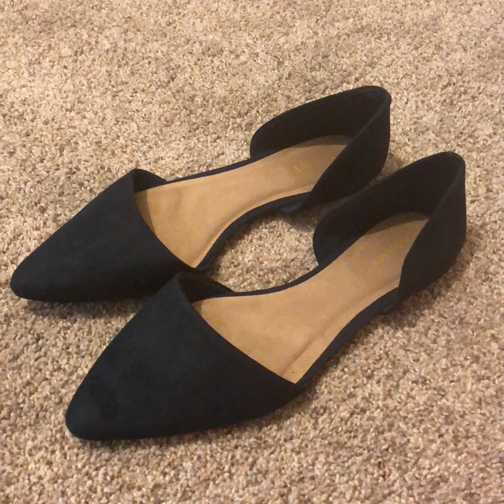 Old Navy Sueded D’Orsay Flats