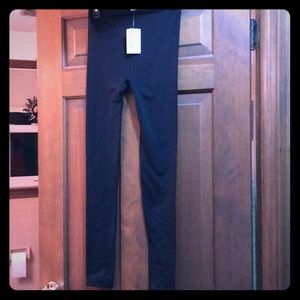 NWT Pink Republic Fleece Lined Black Leggings M